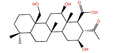 12b,16b,22-Trihydroxy-24-methyl-24-oxo-25-scalaranoic acid
